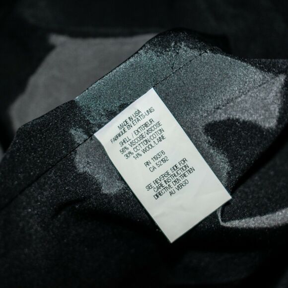 vtg Helmut Lang Size 4 Black Textured pencil Skirt Made in USA - Picture 5 of 9